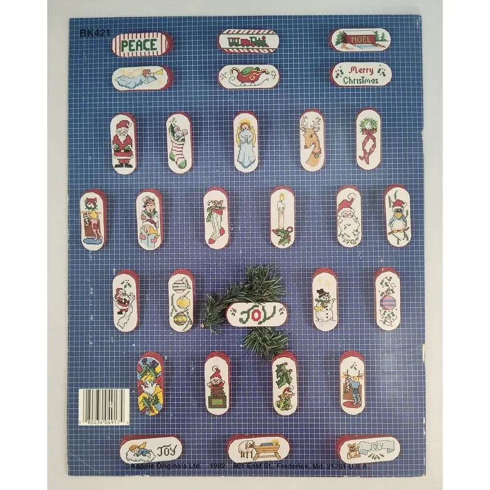 Kappie Originals Christmas Clips Ornaments Cross Stitch Patterns